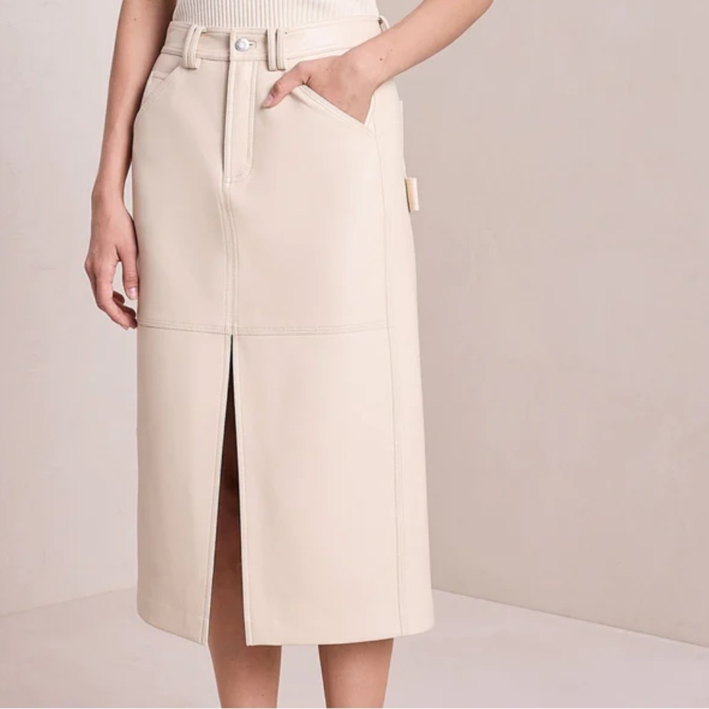 A.L.C Vegan Leather Skirt